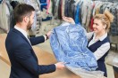 transaction at a dry cleaners